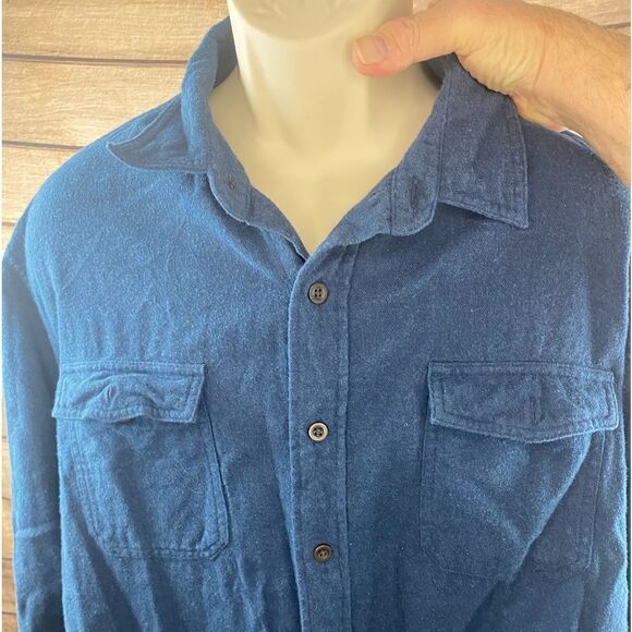 Mens sized 2XL long sleeved flannel shirt by Redhead - Picture 8 of 10